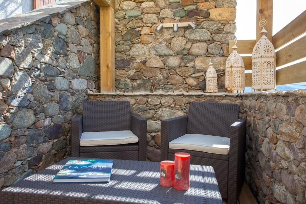 Le Capu Biancu-Location Avec Vue Proche Des Gorges De L Asco Entre Mer Et Montagne Moltifao 외부 사진