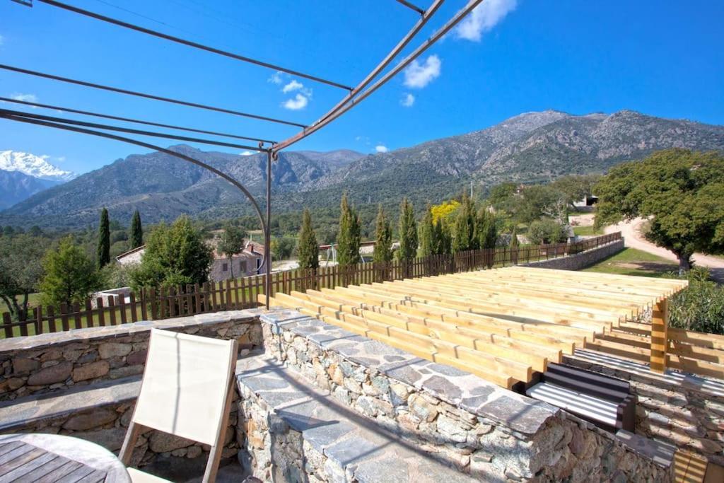 Le Capu Biancu-Location Avec Vue Proche Des Gorges De L Asco Entre Mer Et Montagne Moltifao 외부 사진